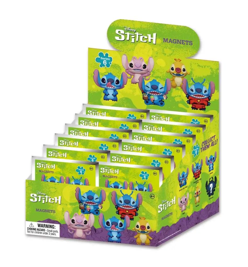 STITCH - S.6 Magnets Blind Pack Display (12) - Figurine